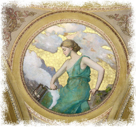 Murals of Greek Goddesses